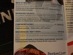 菜单-Husi Bierhaus