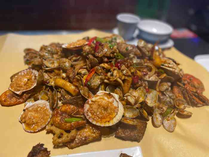 战友蚝情(宣城店)-"这家菜单上写着扫码点单,结果却不能用,也.