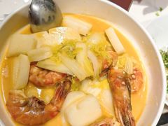 胶东白菜煮大虾-绿波廊(豫园店)