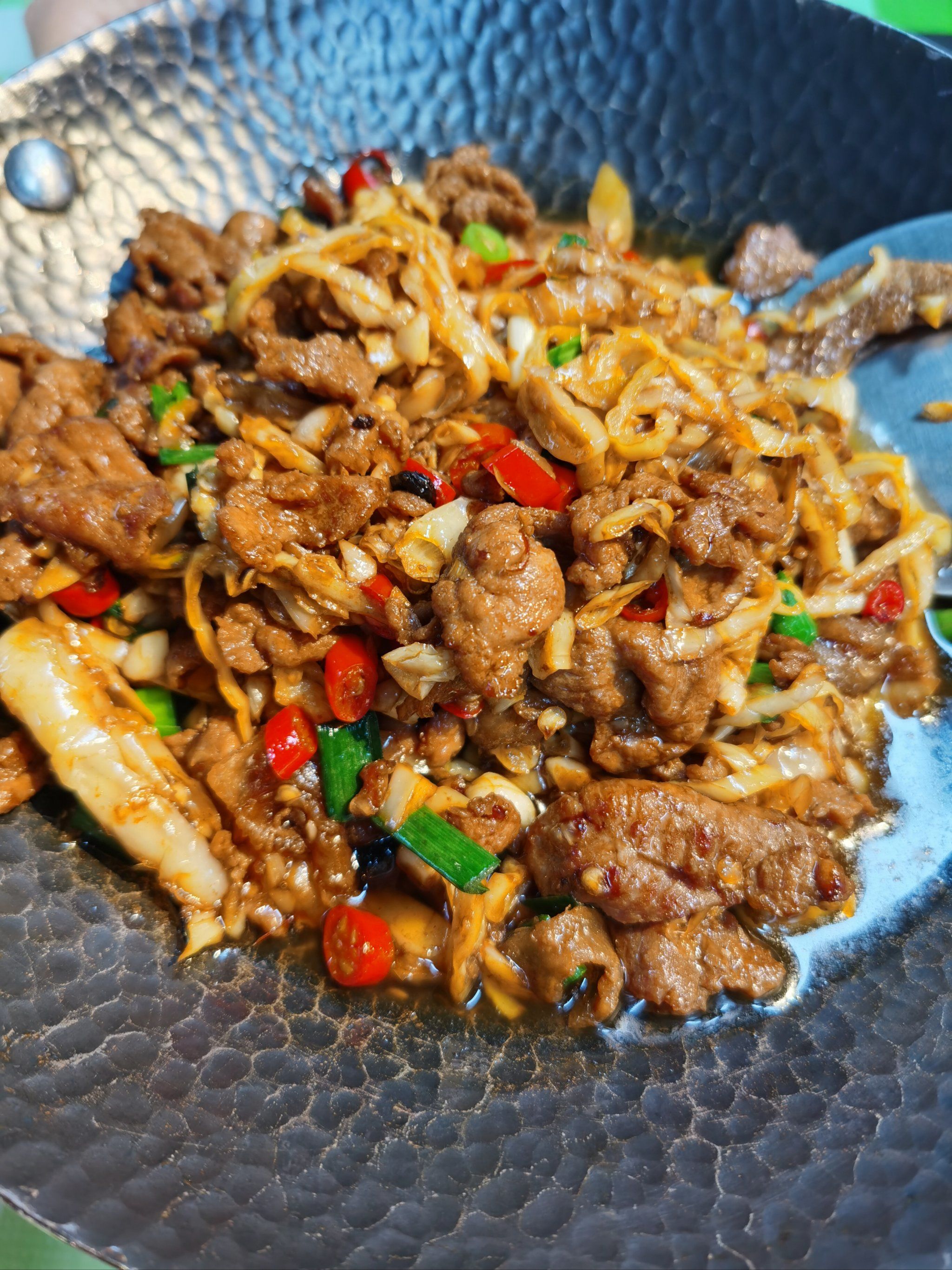 白辣椒炒肉超下饭的