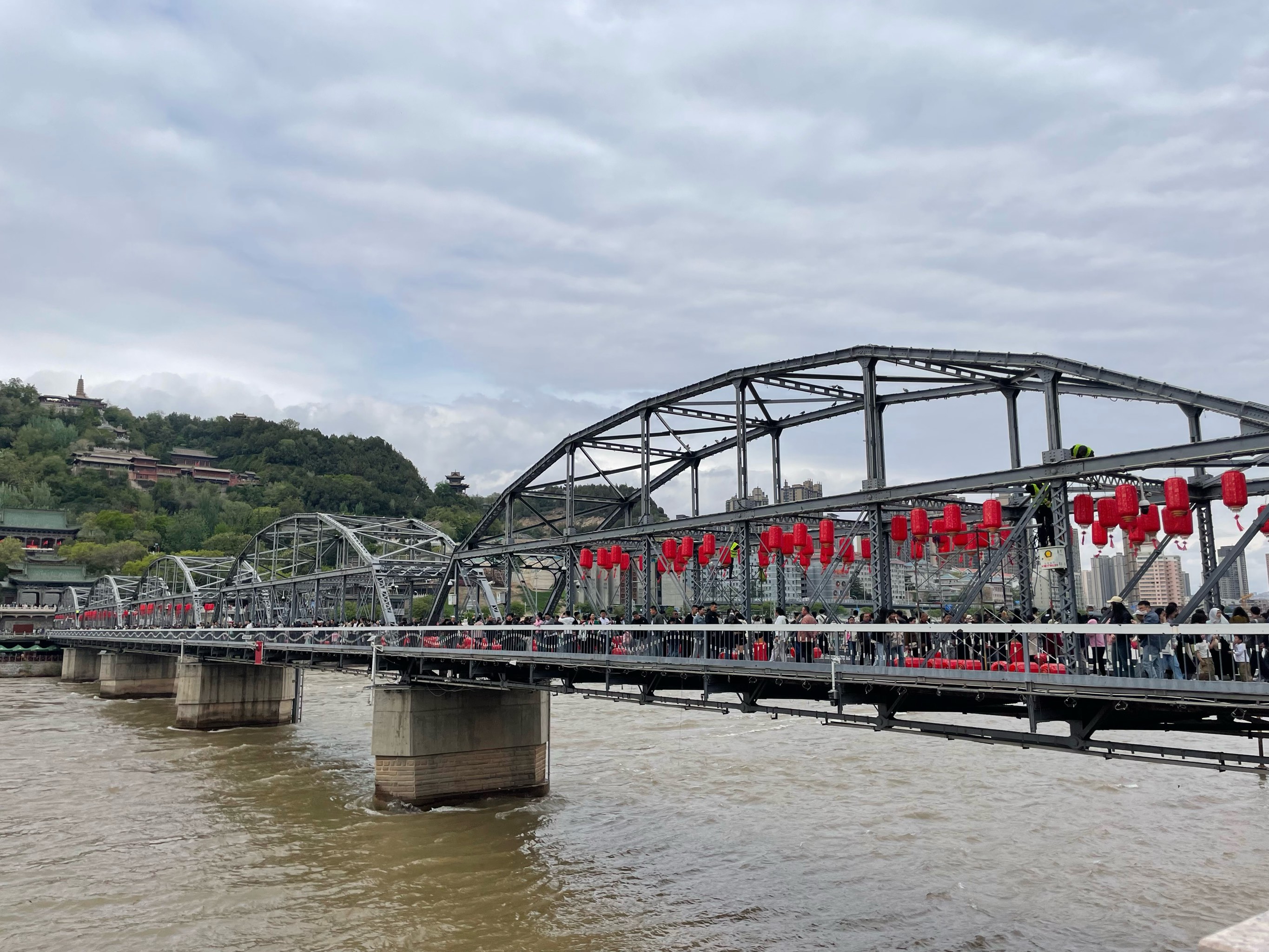 中国黄河第一铁路桥遗址图片