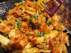 铁板销魂椒椒小龙虾-小川洋风料理(街道口店)