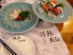 河豚生鱼片-天正河鲀·河豚亭(大连店)