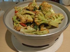 干锅有机菜花-吕氏疙瘩汤·海鲜新鲁菜(凯德mall新都心店)