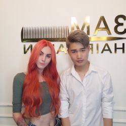 点击看大图 -3AM HAIR SALON染发烫发接发