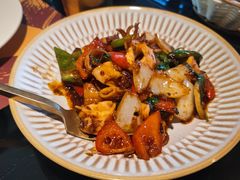 九层塔辣椒膏爆鱿鱼-simply thai天泰(静安嘉里中心店)