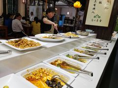 自助取餐区-清心素食自助餐厅(夫子庙店)