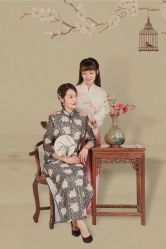 -时光纪亲子全家福照相馆(静安店母女写真父母纪念照)
