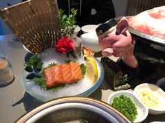 三文鱼刺身-享月汤皇·海鲜小火锅·聚会(曲江创意谷店)