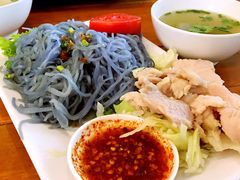 -蝶豆花蓝面条