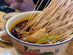 -拈签一笑黄牛肉辣卤串串
