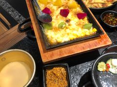 芝士水果玉米-九田家黑牛烤肉料理(石路天虹店)