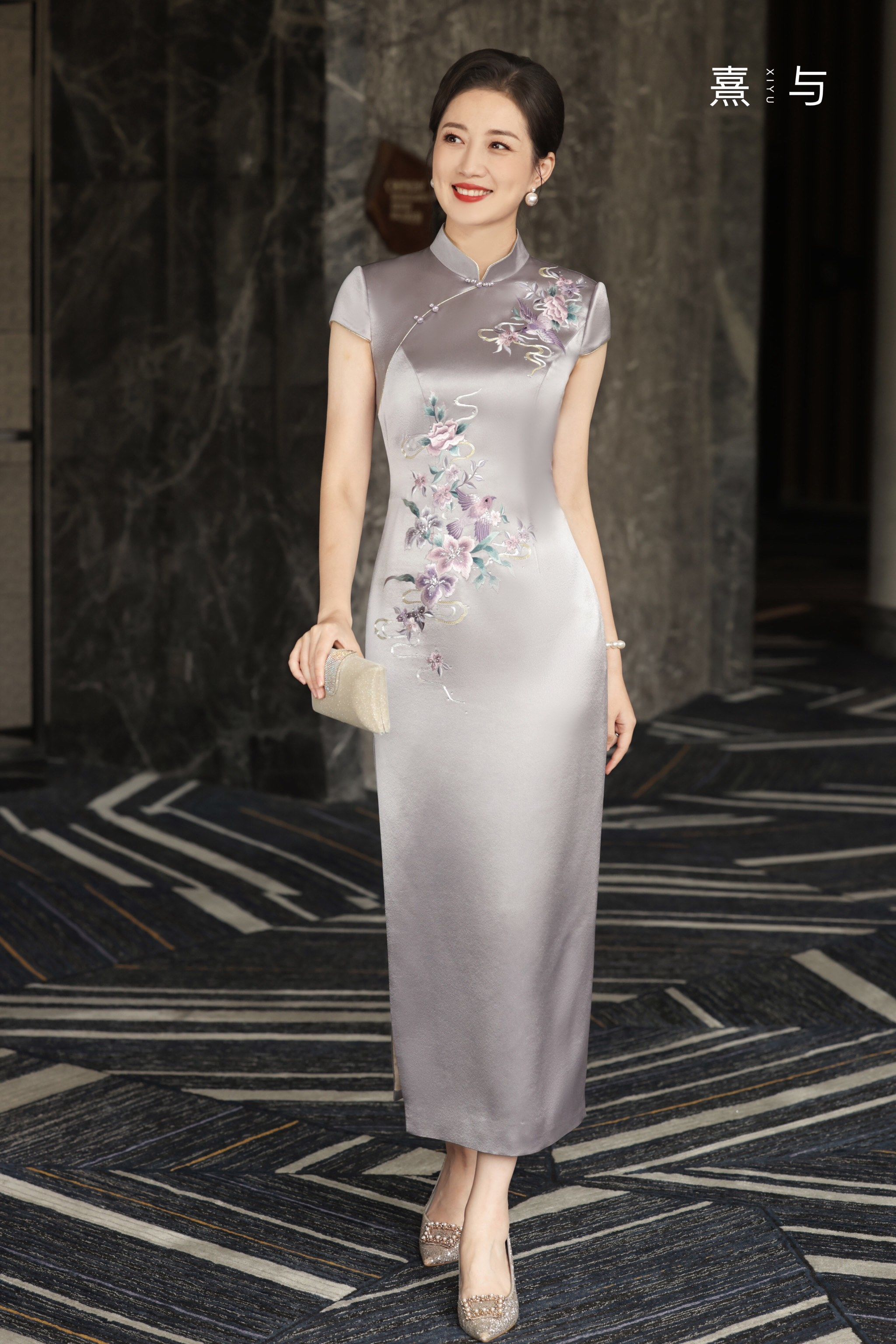 杭州婚礼妈妈礼服定制旗袍定制