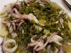 酸菜炒鱿鱼-温岭人家(红花北路店)