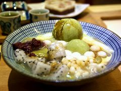 抹茶白玉赤豆碗-半饱日式甜品(ifs国际金融店)