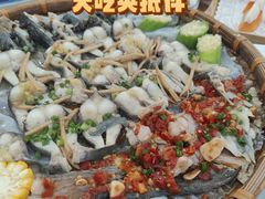 筲箕三味蒸鸭嘴鱼-绿雅居原生态农庄(小涌店)