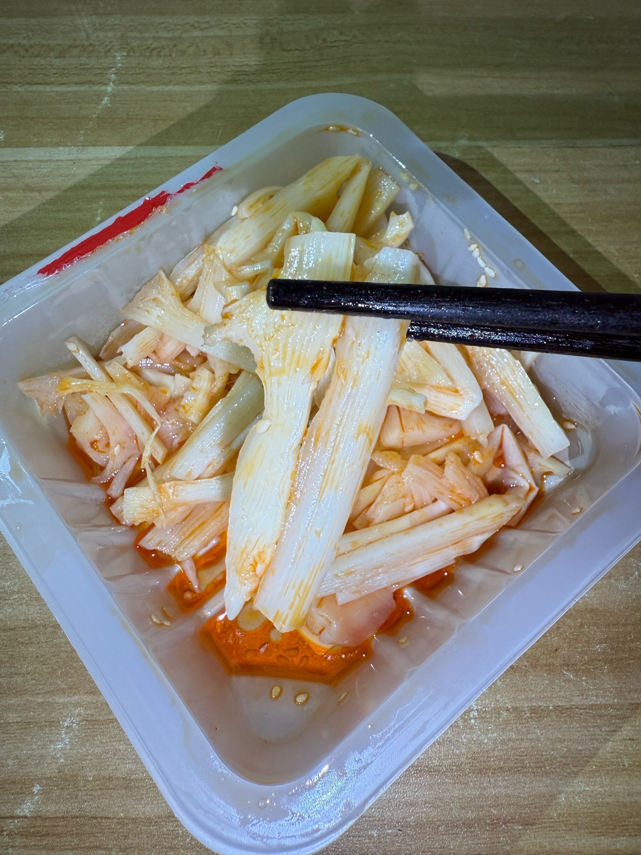 这竹笋丝是给牙齿装了弹簧吧?🔥