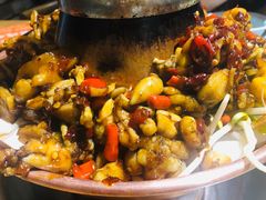 特色牛蛙锅-超越炭火牛蛙火锅鸡(河东店)