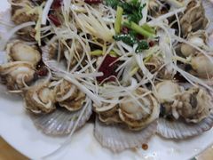油泼扇贝-1910老鲁味海鲜·戳子肉·青岛菜(金沙滩店)