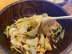 经典全素凉皮-西北杂粮筐手工面凉皮(来福士店)