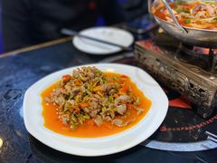 酸豆角鸡胗-湖南文氏湘菜馆(顺河高架路店)