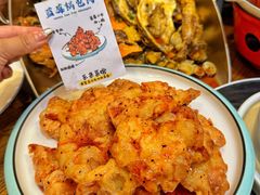 -东来菜馆•手抓海鲜家常菜•海鲜锅贴(鸽子窝店)