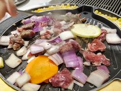 -山野的朋友露营炭火烤肉