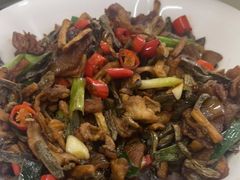 干豆角萝卜干炒肉-湘里湘亲饭店(闸坡店)