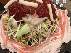 炒八爪鱼五花肉-青春韩国料理(光环店)