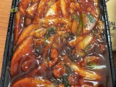 白菜肉丝炒年糕-建国328小馆