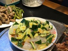 黄瓜拌凉皮-大胡子烧烤(清真寺街店)