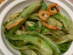 瓦煲虾干香啫唐生菜-利苑酒家(金宝店)
