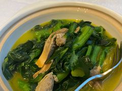 素油蚌肉烧菜薹-太湖饭店·寄畅轩中餐厅