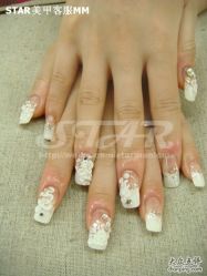 点击看大图 新娘子~-STAR美甲店