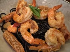 墨鱼汁海鲜意面-107私厨·牛排馆(龙岗店)