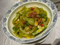 小炒有机青番茄-华膳楼·安徽地标美食·中华餐饮名店(文化公园店)