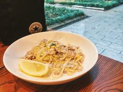 黑松露奶油蘑菇培根意面-麦田工坊(月湖店)