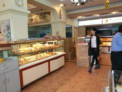 面包甜点陈列柜-长发西饼(道前店)