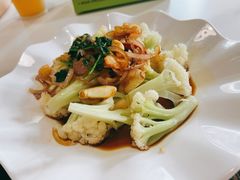 葱油淋有机花菜-精致顺德菜(琶洲店)