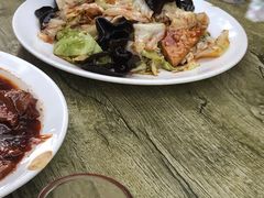 白菜木耳爆豆腐-老七饭馆 清真菜(光荣道总店)