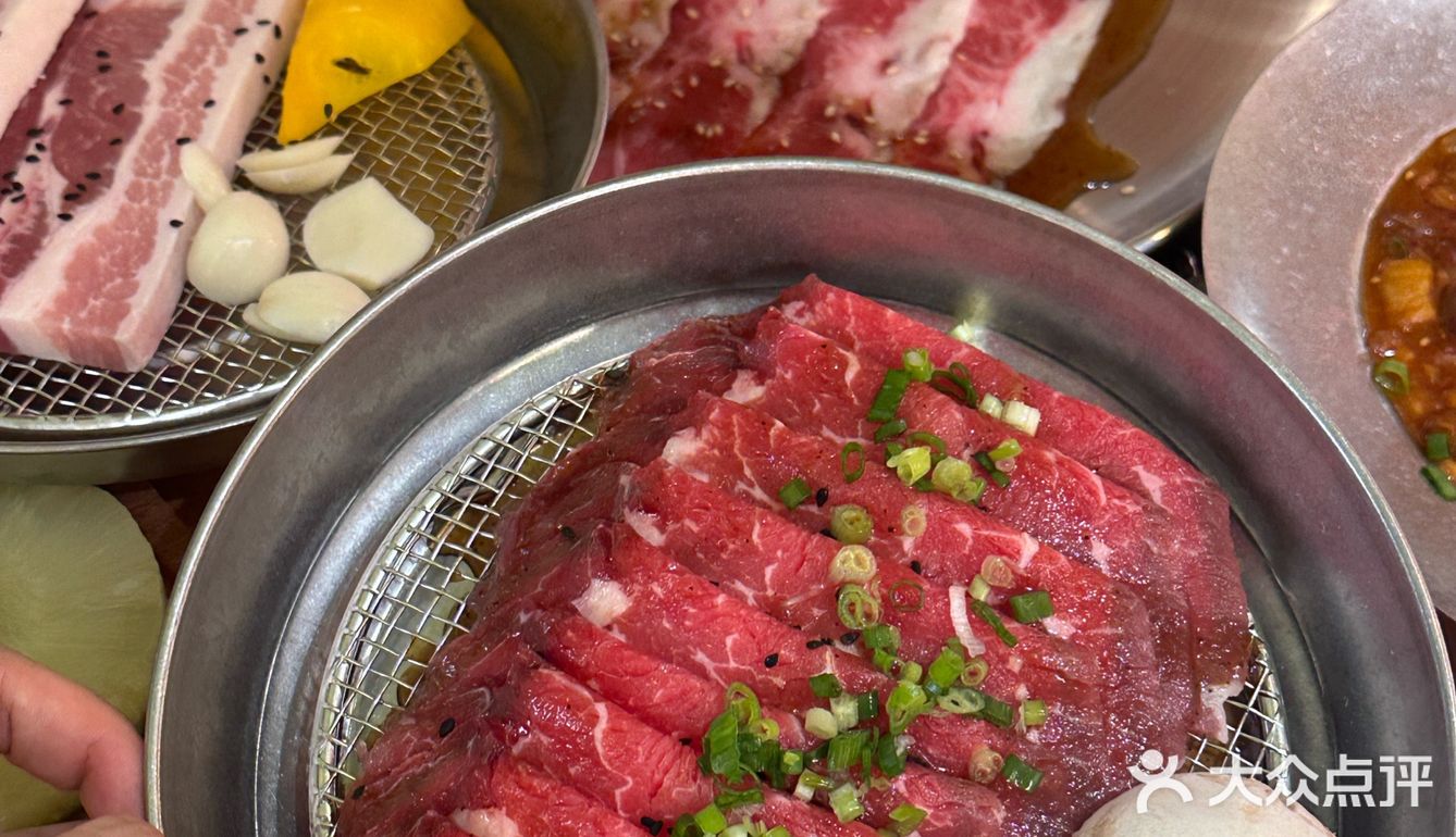 韩国烤肉料理 艾特你的饭搭子请你吃 一起吃烤肉吧