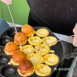 长沙糯叽叽爆浆鸡蛋仔🍳香到路人都凑过来问