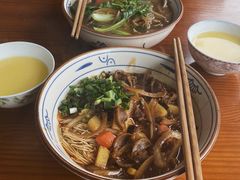 酱爆鸡杂面-爱家面馆(常州总店)