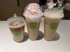 荔枝玫瑰水牛乳奶茶-奈雪的茶(百盛店)