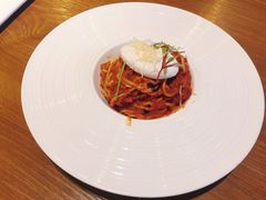 意大利经典半熟蛋肉酱面-造精酿餐厅