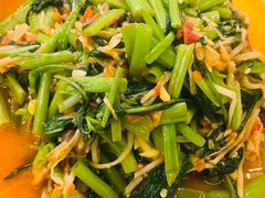 酸笋炒空心菜-浩海火烧云傣家菜(京广店)