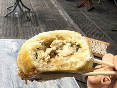 豆腐粉条素煎包-老槐树煎包