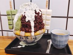 抹茶生乳かき氷-WONDER ICE 萬得冰田(建設路总店)