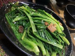 豆豉鲮鱼油麦菜-潮十三潮汕砂锅粥(高新四路大都荟店)