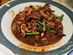 五花肉炒笔管-吕氏疙瘩汤·私家菜馆(慈云寺店)